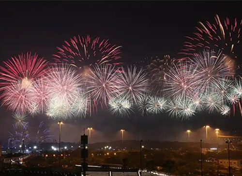 阿拉山口市焰火晚会